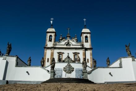 Santuário do Senhor Bom Jesus de Matosinhos, em Congonhas. Foto: www.minasgerais.com.br