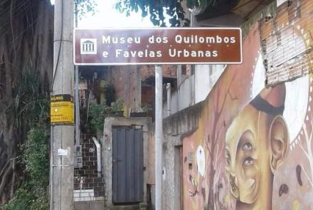 Fachada Muquifu - Museu dos Quilombos e Favelas Urbanos