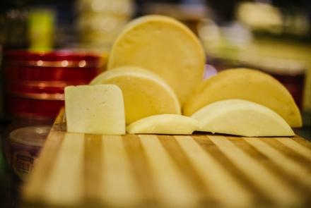 Venda de queijo no Mercado Central de Belo Horizonte