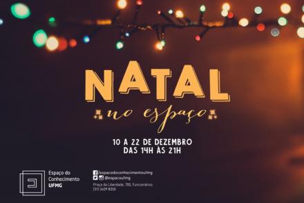 Programação de Natal do Espaço do Conhecimento UFMG