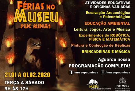 Férias no Museu de Ciências Naturais - PUC Minas